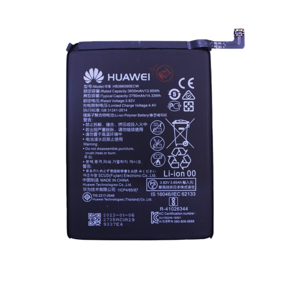 Batería HB386590ECW para Huawei Honor 8X/Honor 9X Lite 3750mAh Batería HB386590ECW para Huawei Honor 8X/Honor 9X Lite 3750mAh